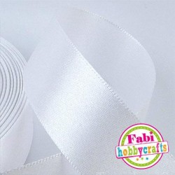 Κορδέλα Fabi Σατέν 15mm x 50y Άσπρο Κορδέλα Fabi Σατέν 15mm x 50y Άσπρο